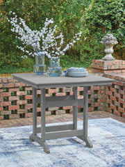 Tampa Furniture Outlet Lutz - Ashley Furniture - Sanctuary Beach Outdoor - Square Counter TBL w/UMB OPT - PCP227-632
