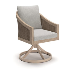 Tampa Furniture Outlet Lutz - Ashley Furniture - Thunder Trails Outdoor - Swivel Chair w/Cushion (Set of 2) - PCP612-602A