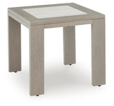 Tampa Furniture Outlet Lutz - Ashley Furniture - Kimpton Isle Outdoor - Square End Table / Brown - P704-702