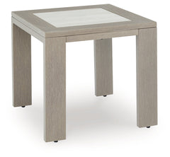 Tampa Furniture Outlet Lutz - Ashley Furniture - Kimpton Isle Outdoor - Square End Table / Brown - P704-702