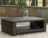 Tampa Furniture Outlet Lutz - Ashley Furniture - Grasson Lane Outdoor - Rectangular Cocktail Table / Brown - P783-701
