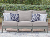 Tampa Furniture Outlet Lutz - Ashley Furniture - Cove Beach Outdoor - Sofa with Cushion - PCP803-838