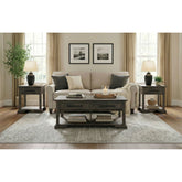 Park Ridge Coffee Table in Charcoal – SKU T-13130-5-CT | Elements