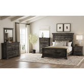 Park Ridge Queen Panel Bed in Charcoal – SKU B-13130-8-QB | Elements