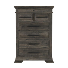 Park Ridge 6-Drawer Chest in Charcoal