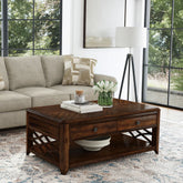 Phillipe Lift-Top Coffee Table in Cherry – SKU T-5210-5-CT | Elements