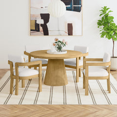 Portland Round Dining Table in Natural