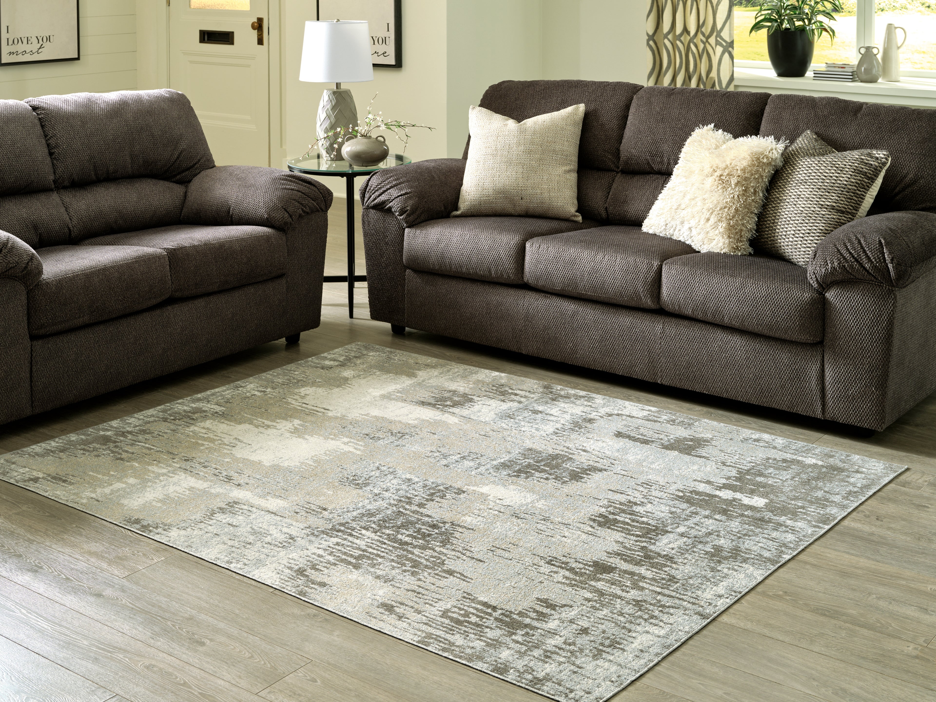 Tampa Furniture Outlet Lutz - Ashley Furniture - Arriston Rug - 5'3" x 7' Washable Rug / Multi - R405562