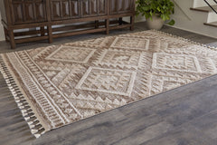 Tampa Furniture Outlet Lutz - Ashley Furniture - Odedale Rug - 8' x 10' Rug / Tan/Cream - R406061
