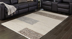 Tampa Furniture Outlet Lutz - Ashley Furniture - Barus Rug - 8' x 10' Rug / Beige/Brown/Gray - R406401