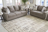 Tampa Furniture Outlet Lutz - Ashley Furniture - Leesdale Rug - 8' x 10' Rug / Ivory/Brown/Black - R406421