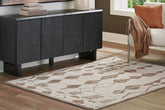 Tampa Furniture Outlet Lutz - Ashley Furniture - Brettler Rug - 5' x 7' Rug / Beige/Brown - R406792