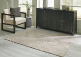 Tampa Furniture Outlet Lutz - Ashley Furniture - Jadott Rug - 5' x 7' Rug / Beige/Brown - R406802