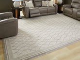 Tampa Furniture Outlet Lutz - Ashley Furniture - Wimney Rug - Extra Large Rug / Gray - R407280