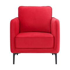 Rae Chair in Lavish 152 Red Velvet