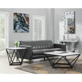 Riko Coffee Table W/ Metal Leg – SKU CRK100CT | Elements