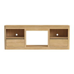 Rosalie 71" TV Console without Fireplace Insert in Natural