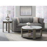 Rosamel Round Coffee Table in Ash Brown – SKU T.17820.CT | Elements