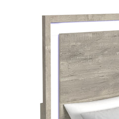 San Matteo Full Bed with LED in Dual Tone