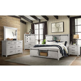 Scott Nightstand W/USB White Finish – SKU SC600NS | Elements