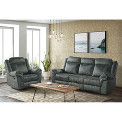 Sorrento Glider Recliner in FB367 Charcoal – SKU 59928-095-1X | Elements