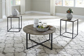 Tampa Furniture Outlet Lutz - Ashley Furniture - Wadeworth Table (Set of 3) - Occasional Table Set (3/CN) / Two-tone - T103-213