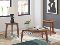 Tampa Furniture Outlet Lutz - Ashley Furniture - Lyncott Table (Set of 3) - Occasional Table Set (3/CN) / Brown - T135-13