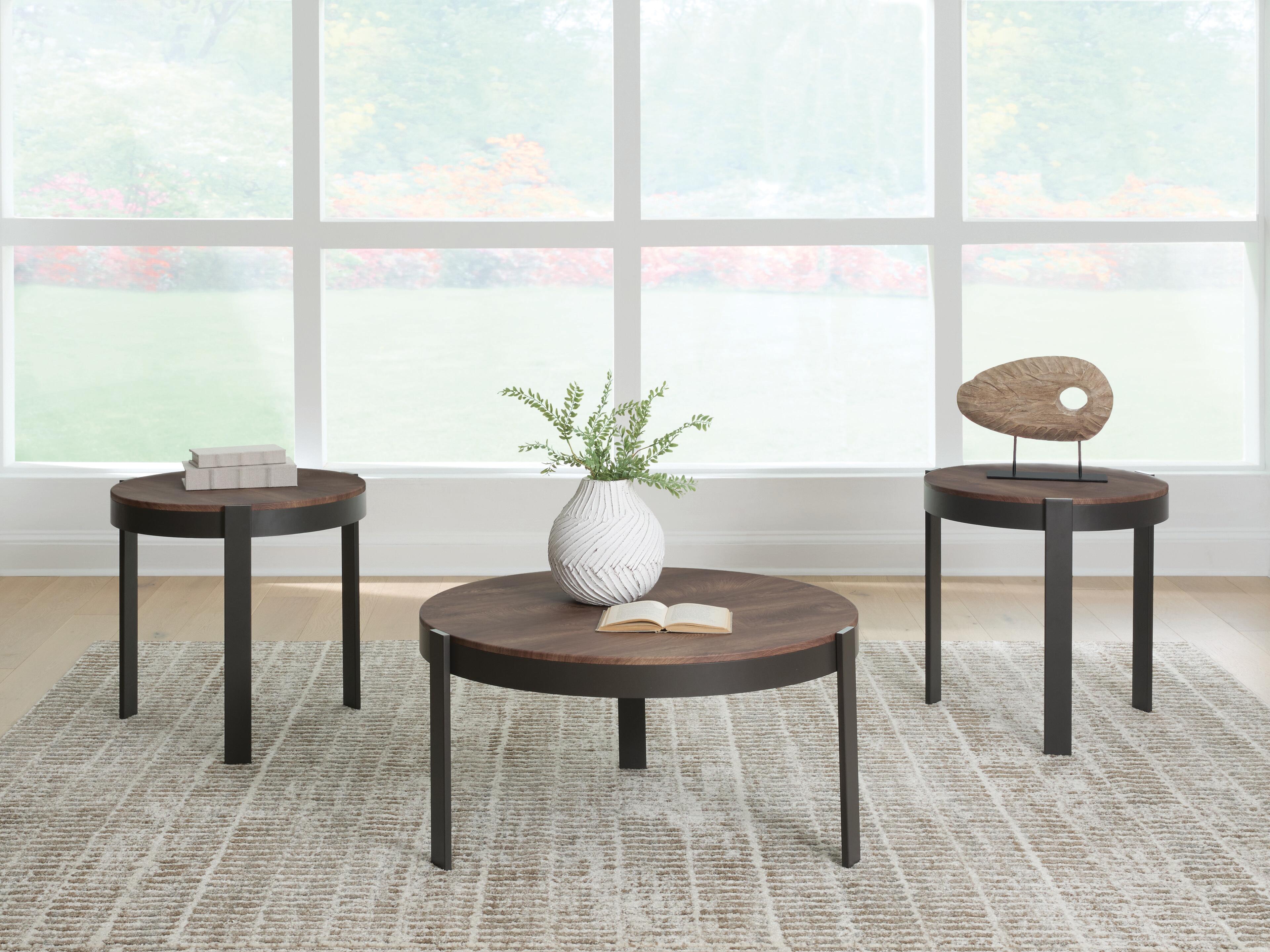 Tampa Furniture Outlet Lutz - Ashley Furniture - Horizon Hills Table (Set of 3) - Occasional Table Set (3/CN) - T186-13