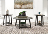 Tampa Furniture Outlet Lutz - Ashley Furniture - Caitbrook Table (Set of 3) - Occasional Table Set (3/CN) / Gray - T188-13