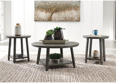 Tampa Furniture Outlet Lutz - Ashley Furniture - Caitbrook Table (Set of 3) - Occasional Table Set (3/CN) / Gray - T188-13