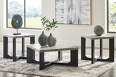Tampa Furniture Outlet Lutz - Ashley Furniture - Sharstorm Table (Set of 3) - Occasional Table Set (3/CN) / Two-tone Gray - T251-13