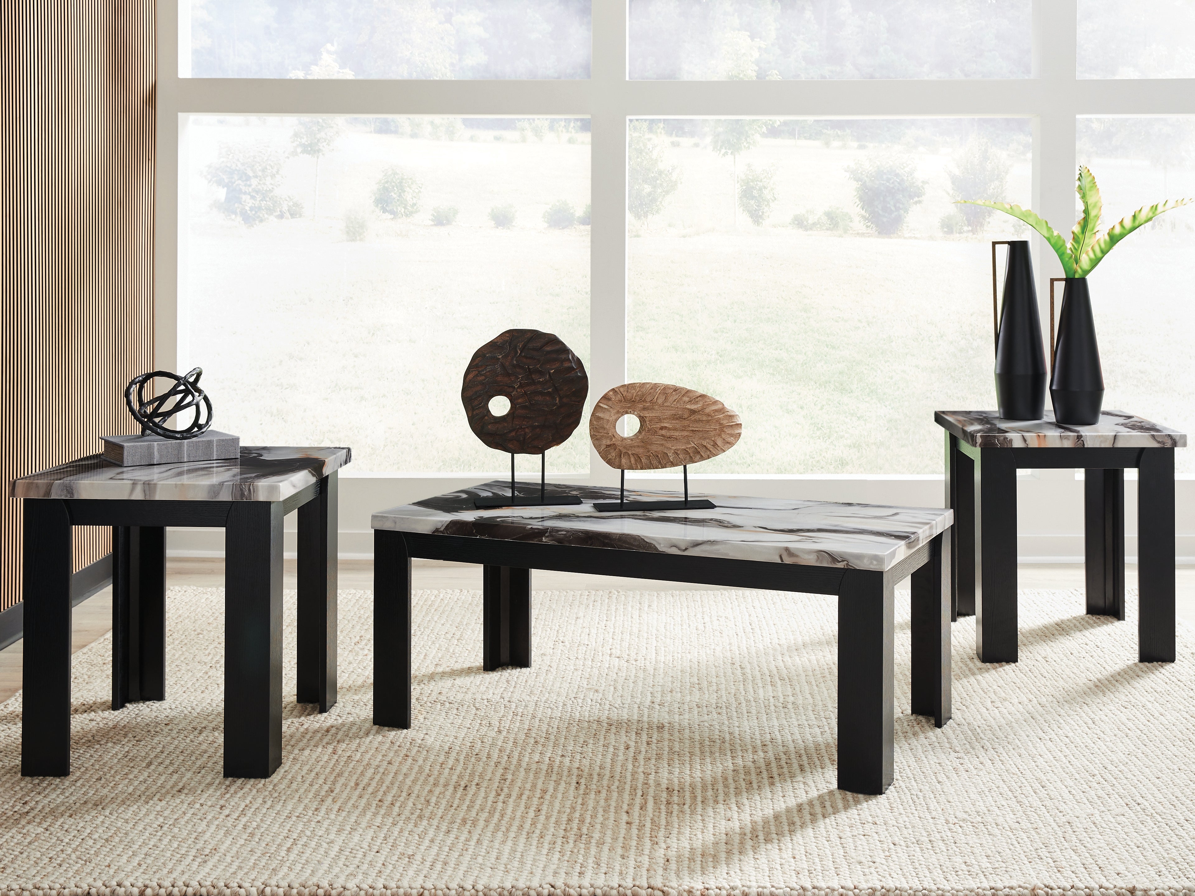 Tampa Furniture Outlet Lutz - Ashley Furniture - Jazmore Table (Set of 3) - Occasional Table Set (3/CN) / Dark Brown - T255-13