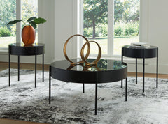 Tampa Furniture Outlet Lutz - Ashley Furniture - Ardoline Table (Set of 3) - Occasional Table Set (3/CN) / Black - T280-13