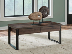 Tampa Furniture Outlet Lutz - Ashley Furniture - Wickman Falls Coffee Table - Rectangular Cocktail Table - T318-1