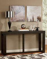 Tampa Furniture Outlet Lutz - Ashley Furniture - Watson Sofa/Console Table - Sofa Table / Dark Brown - T481-4