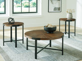 Tampa Furniture Outlet Lutz - Ashley Furniture - Crosstrail Table (Set of 3) - Occasional Table Set (3/CN) - T483-13