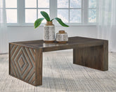 Tampa Furniture Outlet Lutz - Ashley Furniture - Dreggan Coffee Table - Rectangular Cocktail Table / Brown - T567-1