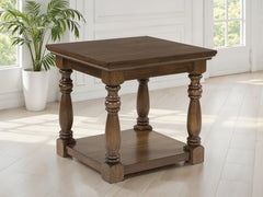 Tampa Furniture Outlet Lutz - Ashley Furniture - Sturlayne End Table - Rectangular End Table / Brown - T609-3