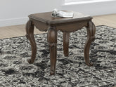 Tampa Furniture Outlet Lutz - Ashley Furniture - Maylee End Table - Rectangular End Table / Dark Brown - T617-3