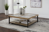 Tampa Furniture Outlet Lutz - Ashley Furniture - Montia Coffee Table - Square Cocktail Table / Multi - T632-8
