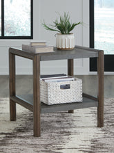 Tampa Furniture Outlet Lutz - Ashley Furniture - Kallenny End Table - Rectangular End Table / Brown/Gray - T669-3