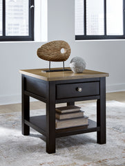 Tampa Furniture Outlet Lutz - Ashley Furniture - Drazmine End Table - Rectangular End Table / Brown - T734-3