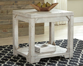 Tampa Furniture Outlet Lutz - Ashley Furniture - Fregine End Table - Rectangular End Table / Whitewash - T755-3