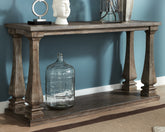 Tampa Furniture Outlet Lutz - Ashley Furniture - Johnelle Sofa Table - Sofa Table / Gray - T776-4