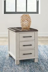 Tampa Furniture Outlet Lutz - Ashley Furniture - Darborn Chairside End Table - Chair Side End Table / Gray/Brown - T796-7
