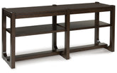 Tampa Furniture Outlet Lutz - Ashley Furniture - Breckington Sofa Table - Sofa Table / Dark Brown - T856-4