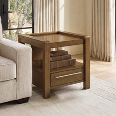 Tampa Furniture Outlet Lutz - Ashley Furniture - Marxmore End Table - Square End Table - T983-2