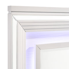 Twenty Nine Dresser & Mirror Set White