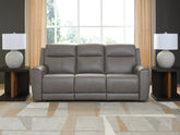 Tampa Furniture Outlet Lutz - Ashley Furniture - 5Z-Comfort Living Room - PWR REC Sofa with ADJ Headrest / Coin - PCU1090015