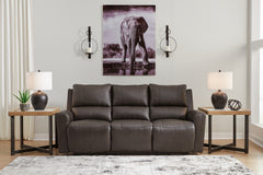 Tampa Furniture Outlet Lutz - Ashley Furniture - Boxmere Living Room - Reclining Power Sofa / Storm - U1310087